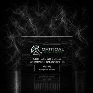 CRITICAL Bio-Tech CJC-1295 5mg + Ipamorelin 5mg (Vial + Mixing Water Included)